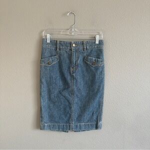 Marc Jacobs Blue Denim Pencil Skirt 2